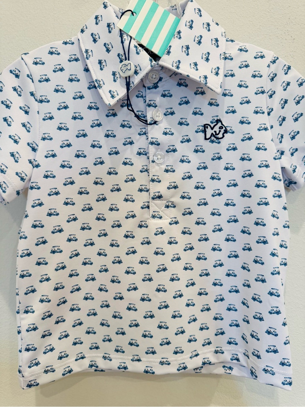 NWT Prodoh Pro Performance SS Polo, Golf Cart Print size S (8/10) - Picture 2 of 5